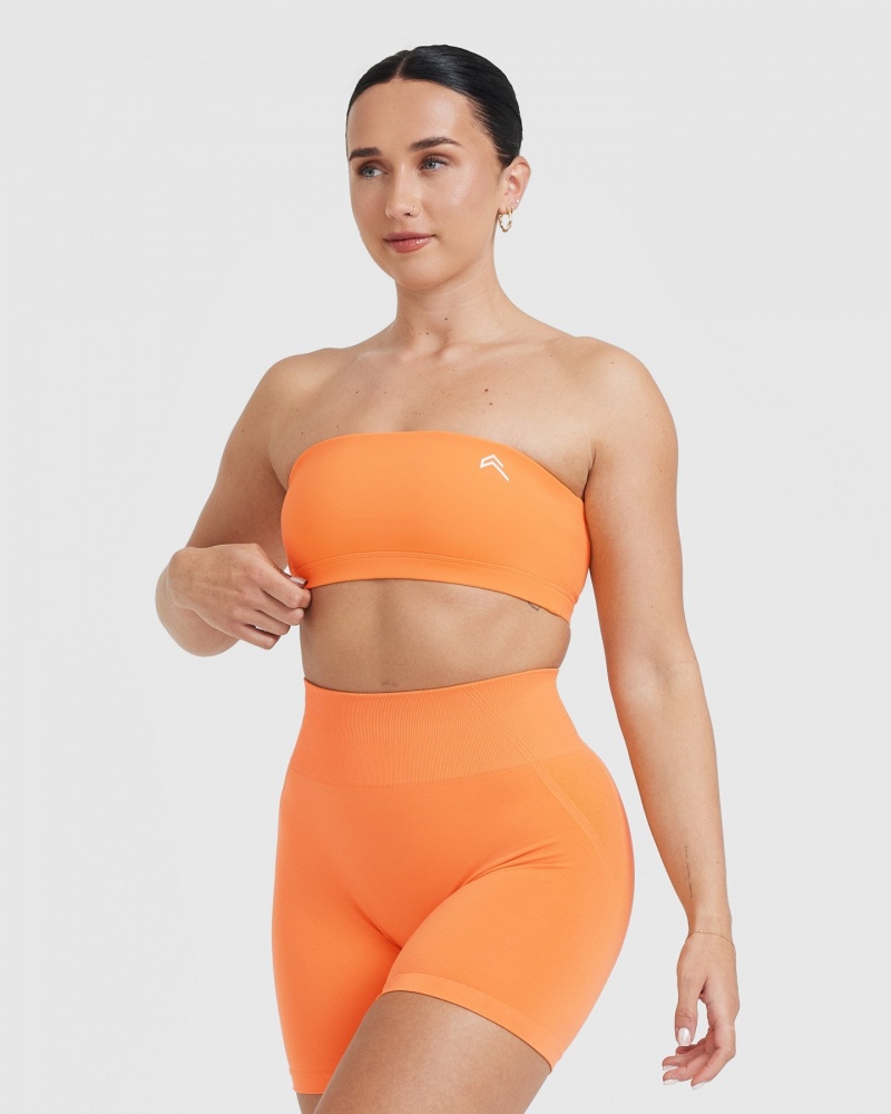 Oner Active Everyday Bandeau Bralette Sports Bras Aprikoosi Oranssi | 274-ZFVNSM