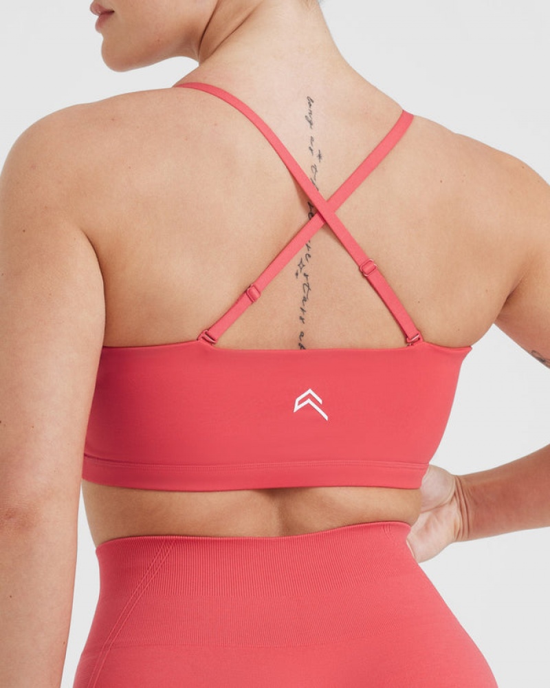 Oner Active Everyday Bandeau Bralette Sports Bras Punainen | 795-LZGOXB