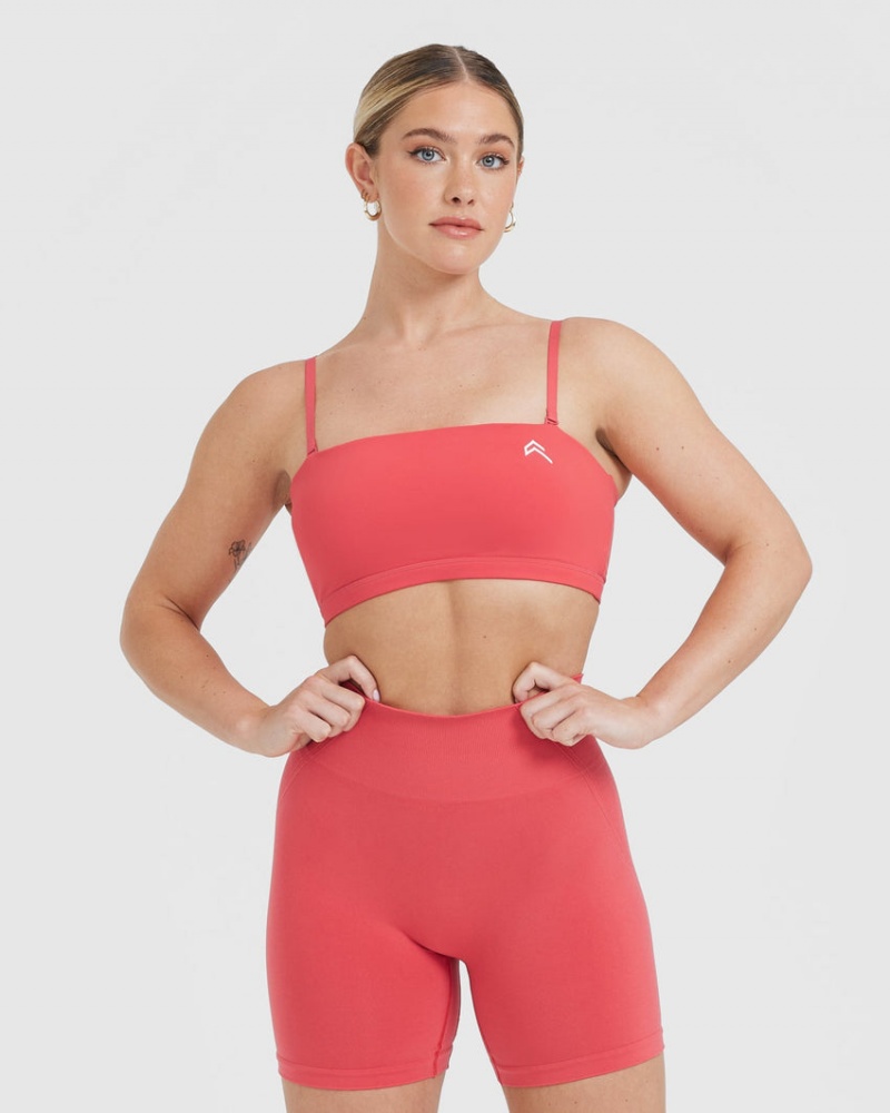 Oner Active Everyday Bandeau Bralette Sports Bras Punainen | 795-LZGOXB