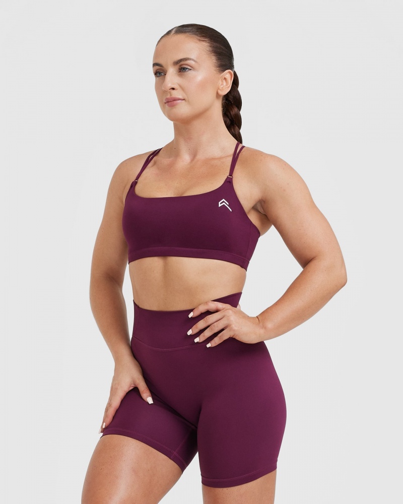 Oner Active Everyday Cross Over Bralette Sports Bras Pinkki | 843-IBFQGJ