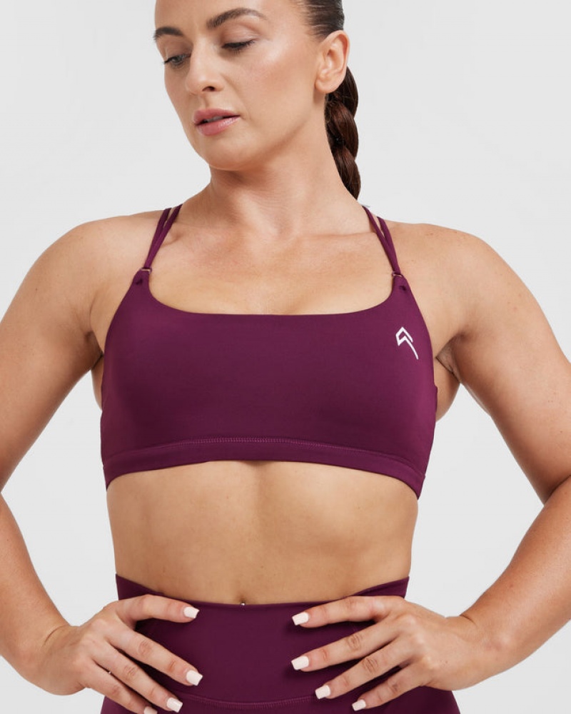 Oner Active Everyday Cross Over Bralette Sports Bras Pinkki | 843-IBFQGJ