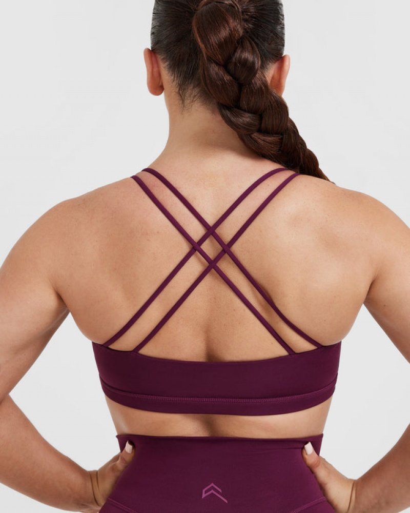 Oner Active Everyday Cross Over Bralette Sports Bras Pinkki | 843-IBFQGJ