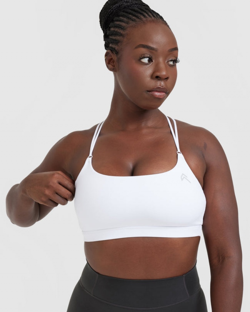 Oner Active Everyday Cross Over Bralette Sports Bras Valkoinen | 035-ZYEONR