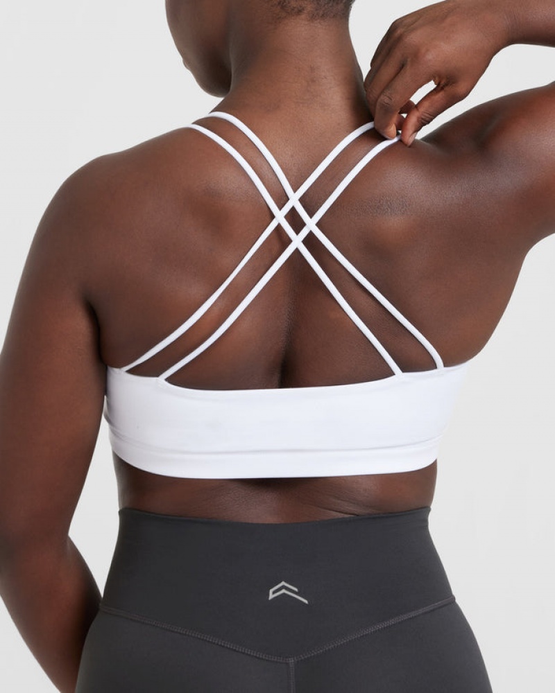 Oner Active Everyday Cross Over Bralette Sports Bras Valkoinen | 035-ZYEONR