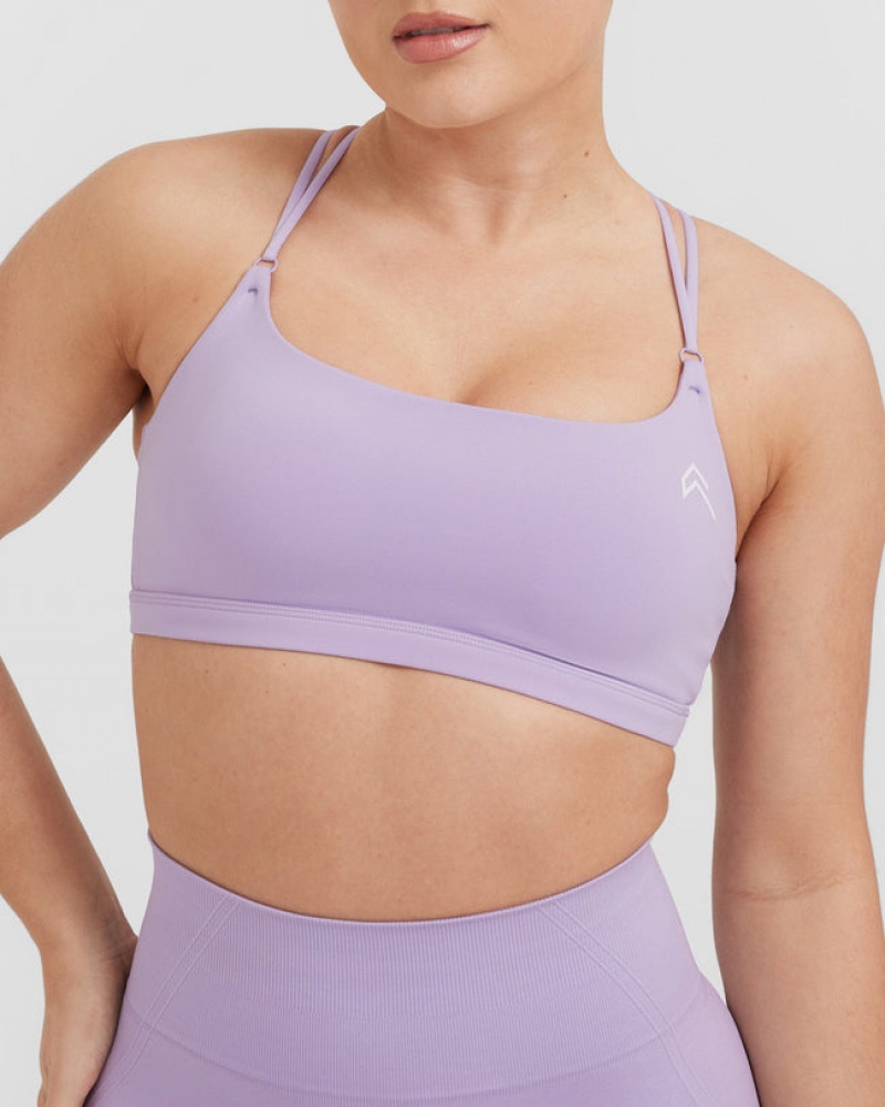 Oner Active Everyday Cross Over Bralette Sports Bras Violetit | 386-RQVPAI