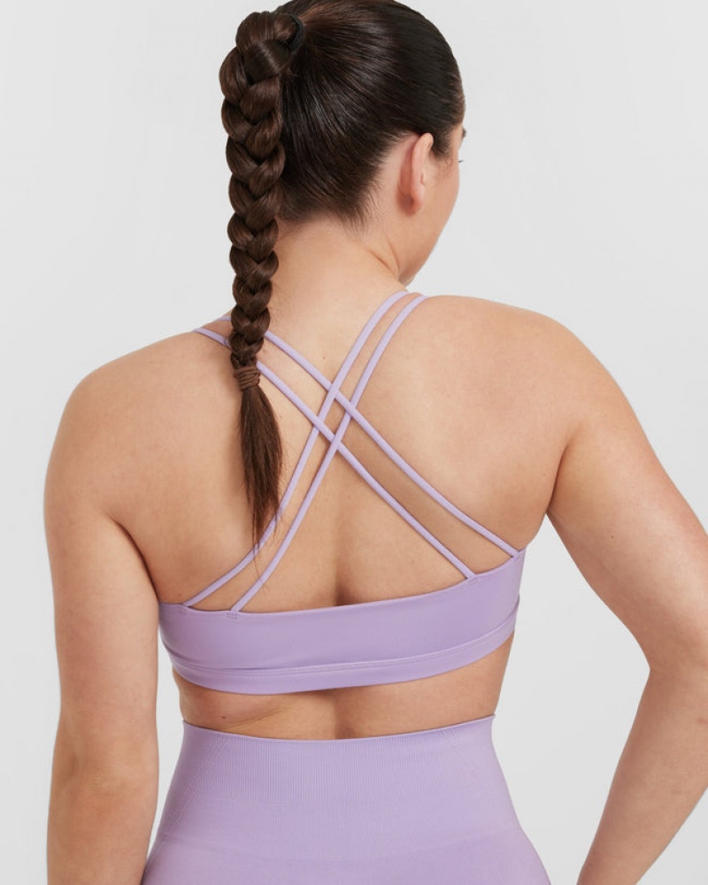 Oner Active Everyday Cross Over Bralette Sports Bras Violetit | 386-RQVPAI