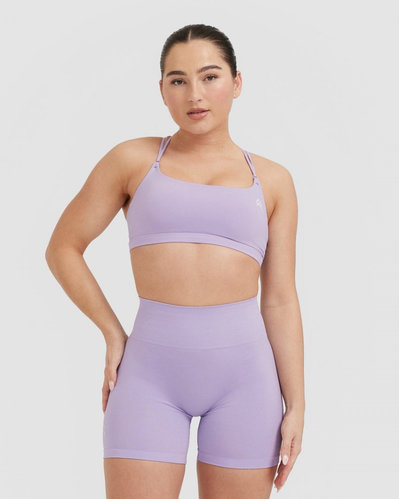 Oner Active Everyday Cross Over Bralette Sports Bras Violetit | 386-RQVPAI