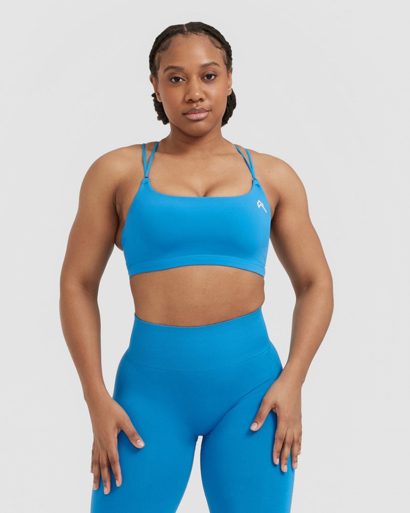 Oner Active Everyday Cross Over Bralette Sports Bras Sininen | 345-YKBXMQ