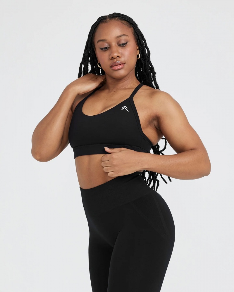 Oner Active Everyday Sports Bras Mustat | 461-EKZMHX