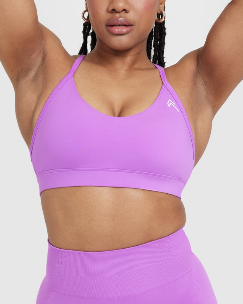 Oner Active Everyday Sports Bras Violetit | 560-XVECRS