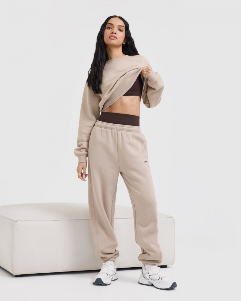 Oner Active Foundations Jogger Housut Vaaleanruskea | 317-LIJNER