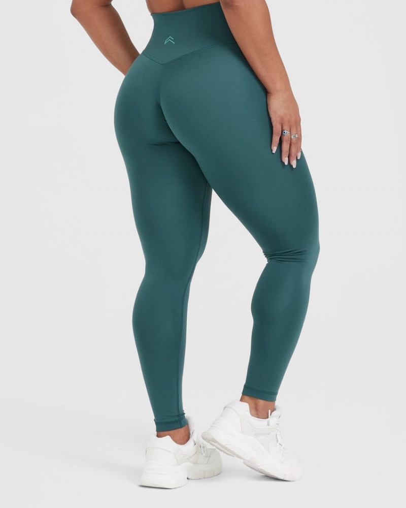 Oner Active Timeless High Waisted Leggings Sininen Turkoosi | 045-GMEQTJ