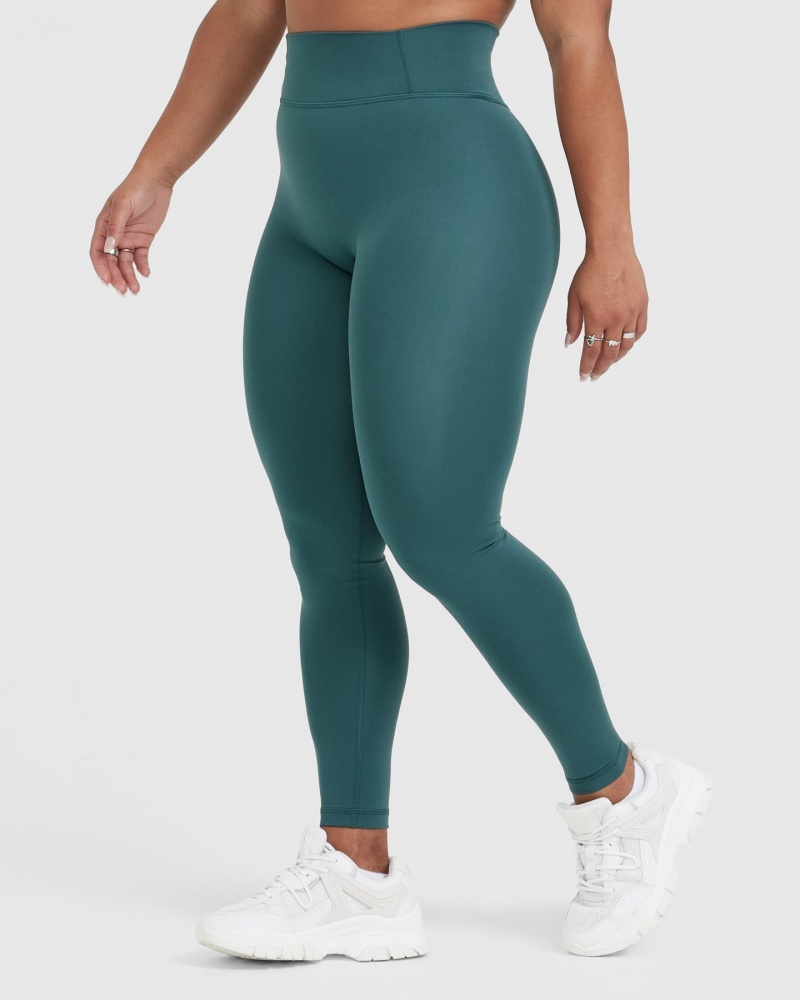 Oner Active Timeless High Waisted Leggings Sininen Turkoosi | 045-GMEQTJ