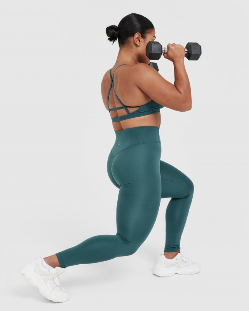 Oner Active Timeless High Waisted Leggings Sininen Turkoosi | 045-GMEQTJ