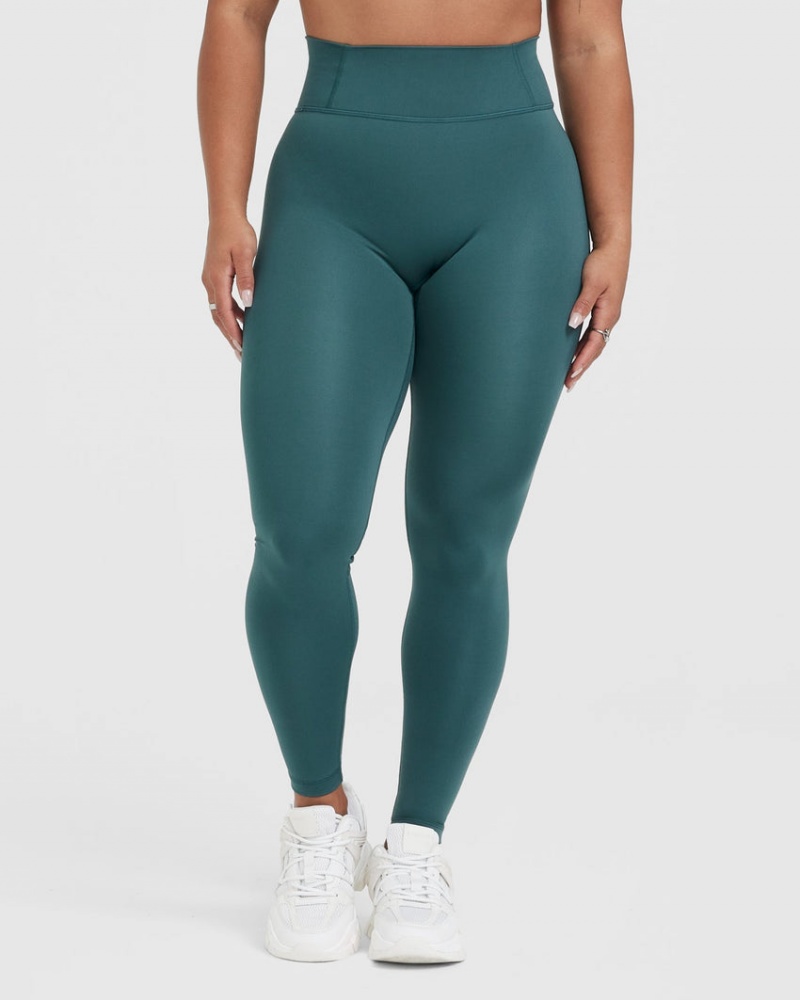 Oner Active Timeless High Waisted Leggings Sininen Turkoosi | 045-GMEQTJ