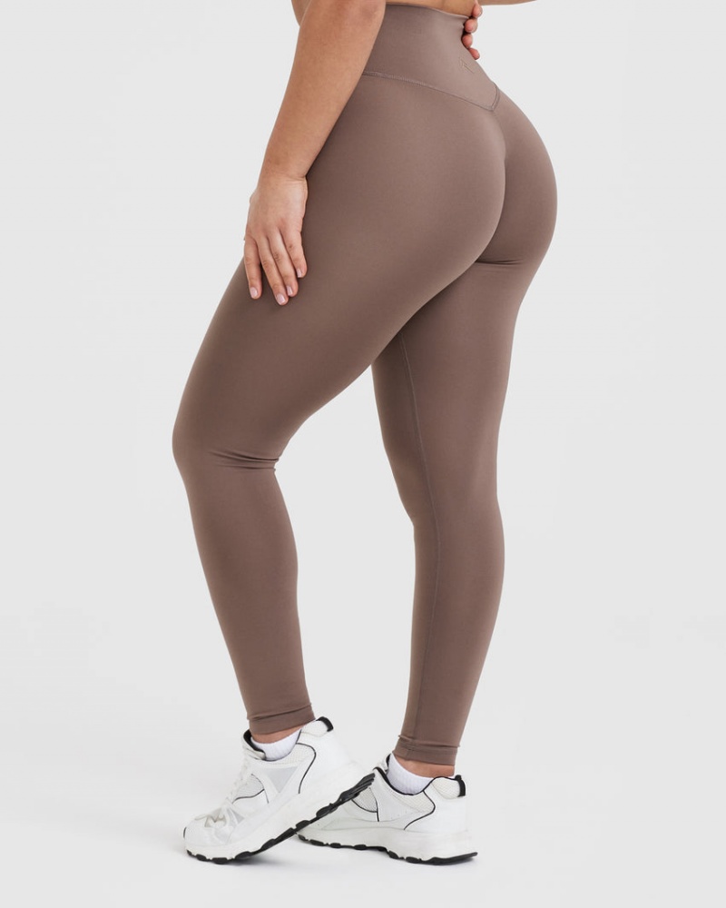 Oner Active Timeless High Waisted Leggings Ruskea | 567-QECYSP