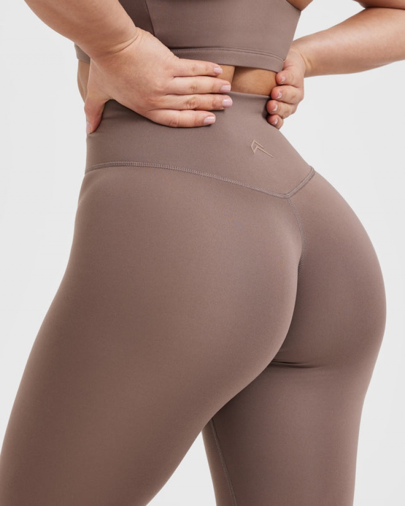 Oner Active Timeless High Waisted Leggings Ruskea | 567-QECYSP