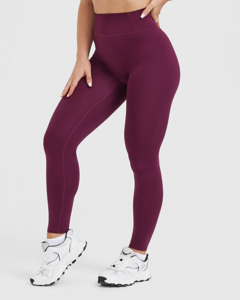 Oner Active Timeless High Waisted Leggings Violetit | 382-IKREWF