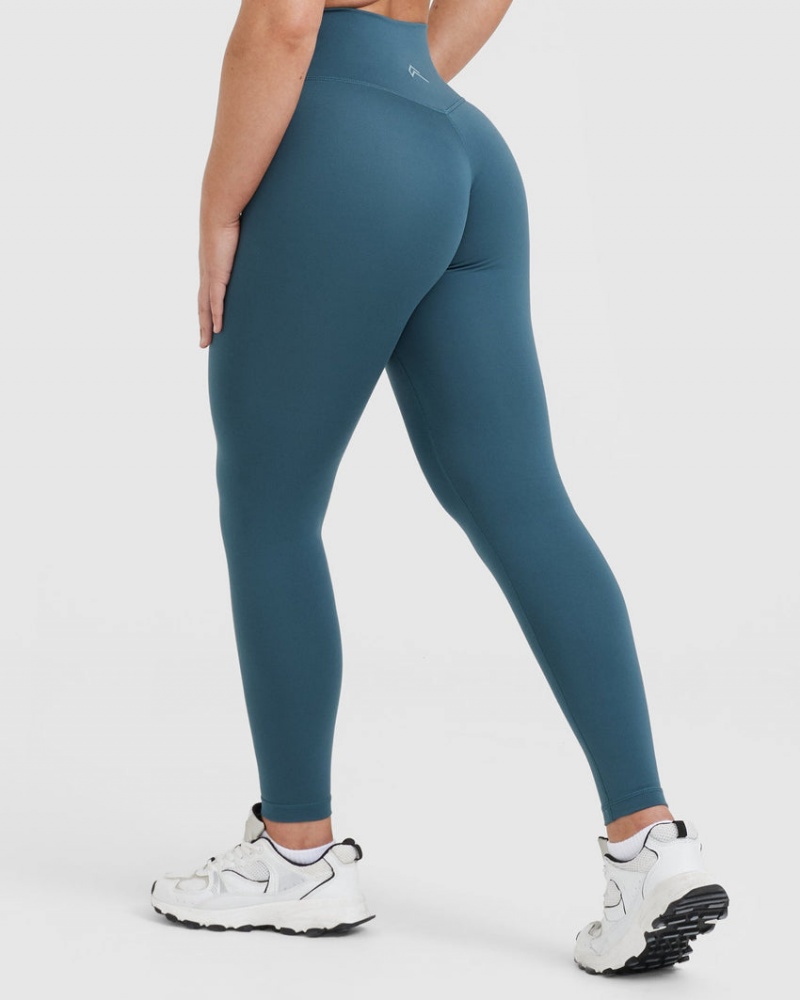 Oner Active Timeless High Waisted Leggings Sininen | 270-LSIENR