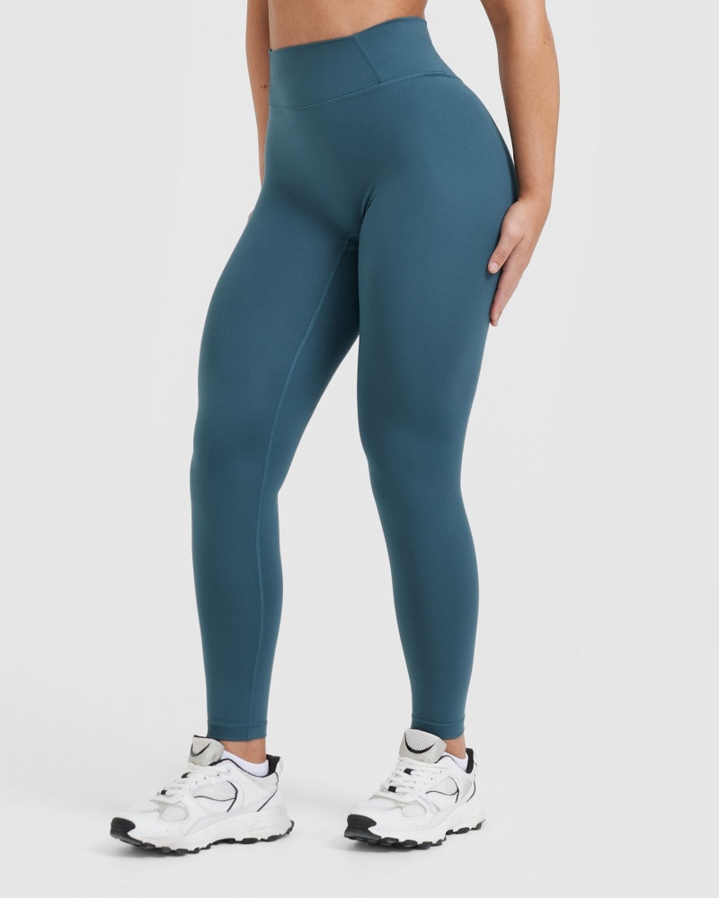 Oner Active Timeless High Waisted Leggings Sininen | 270-LSIENR