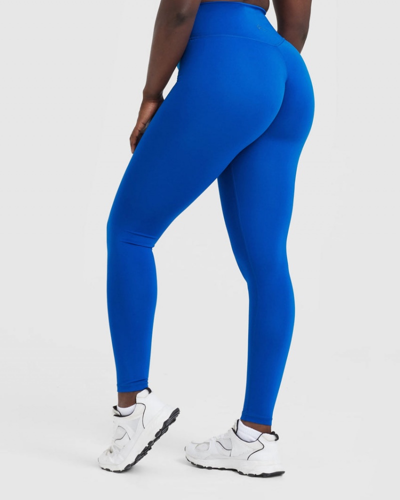 Oner Active Timeless High Waisted Leggings Syvä Sininen | 842-WFYIKE