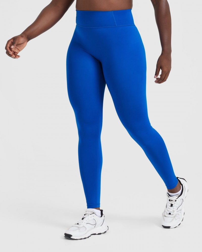 Oner Active Timeless High Waisted Leggings Syvä Sininen | 842-WFYIKE