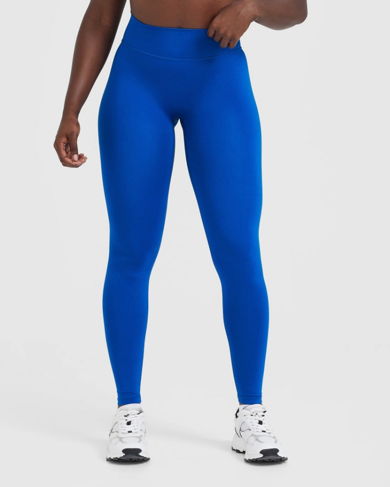 Oner Active Timeless High Waisted Leggings Syvä Sininen | 842-WFYIKE