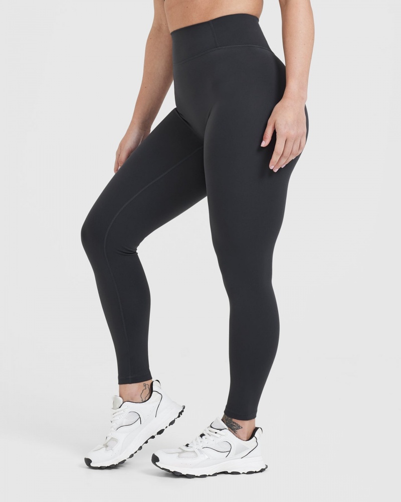 Oner Active Timeless High Waisted Leggings Mustat | 496-UDREVG