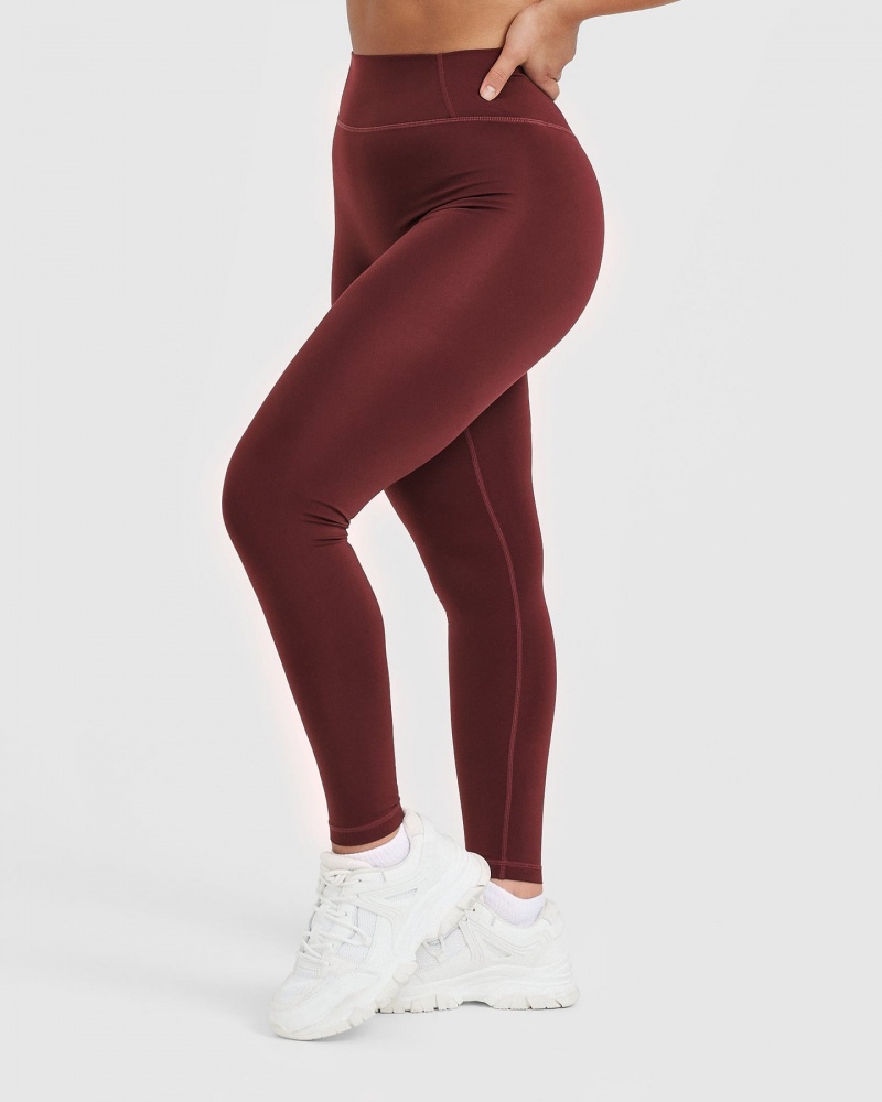 Oner Active Timeless High Waisted Leggings Viininpunainen | 485-ORVDNB