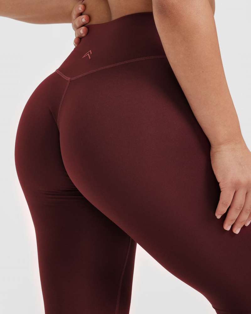 Oner Active Timeless High Waisted Leggings Viininpunainen | 485-ORVDNB