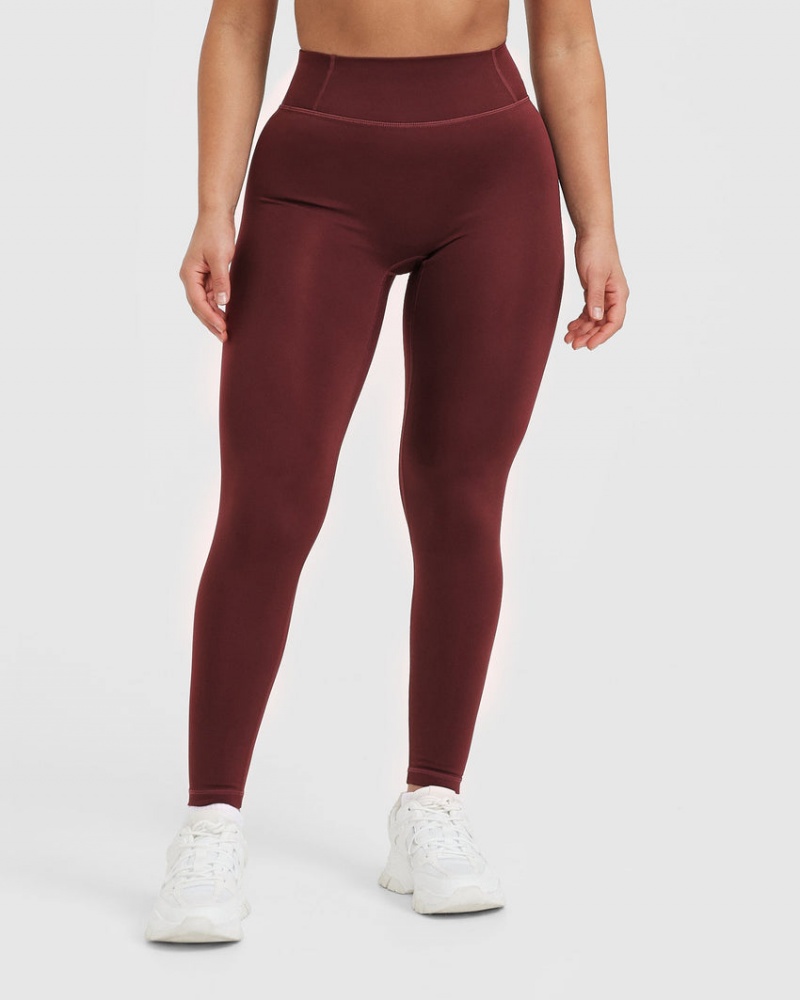 Oner Active Timeless High Waisted Leggings Viininpunainen | 485-ORVDNB