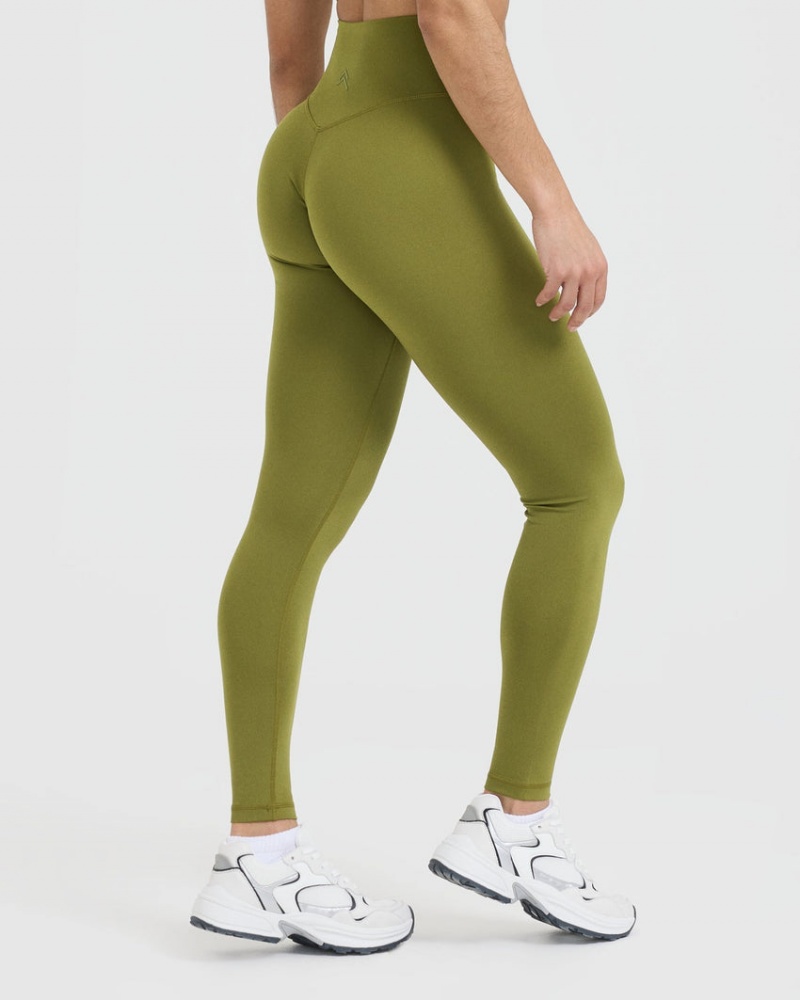 Oner Active Timeless High Waisted Leggings Oliivinvihreä Vihreä | 631-TGVIUF