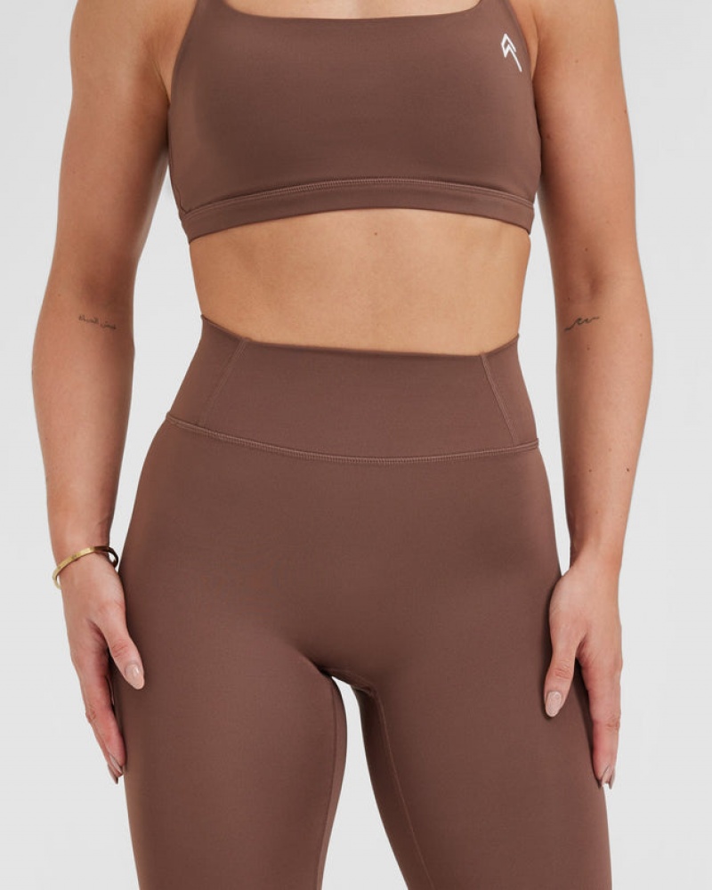 Oner Active Timeless High Waisted Leggings Ruskea | 065-IDMLWV