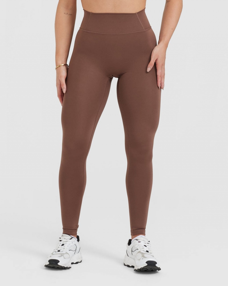 Oner Active Timeless High Waisted Leggings Ruskea | 065-IDMLWV