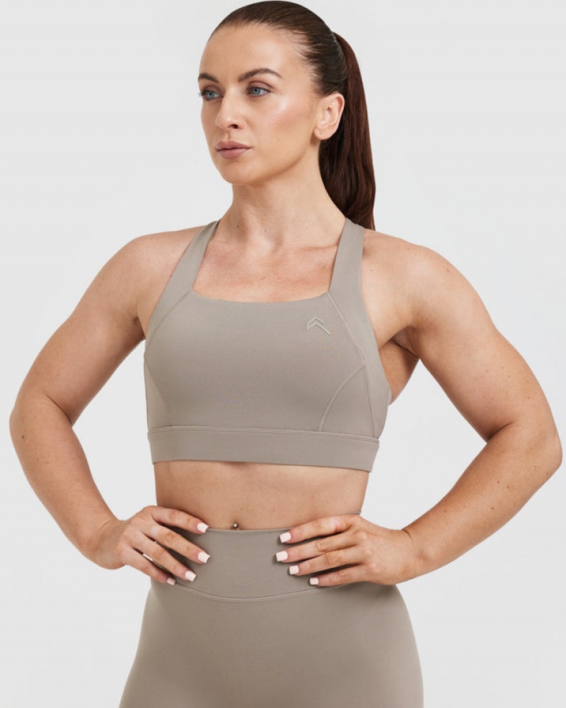 Oner Active Timeless Leveät Strap Sports Bras Harmaat | 362-RWXFPV