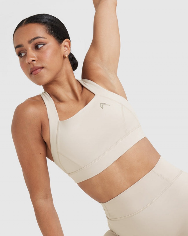 Oner Active Timeless Leveät Strap Sports Bras Ruskea | 815-AQXVIJ