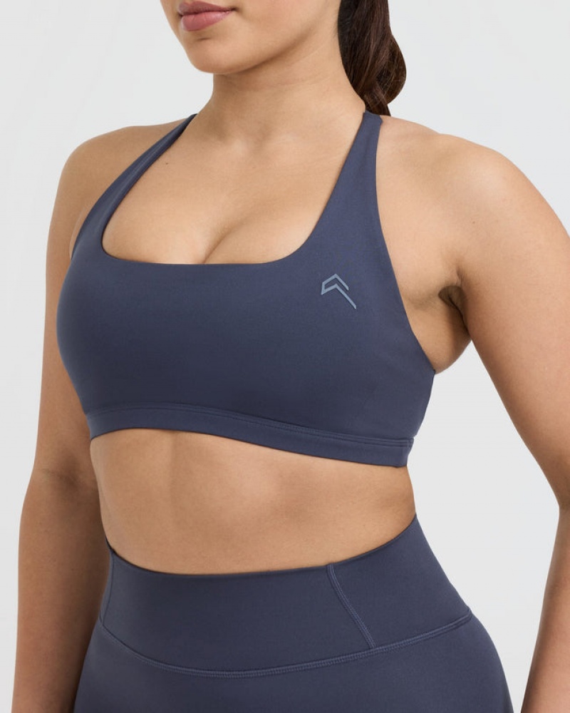 Oner Active Timeless Square Neck Sports Bras Sininen | 096-LOXGNP