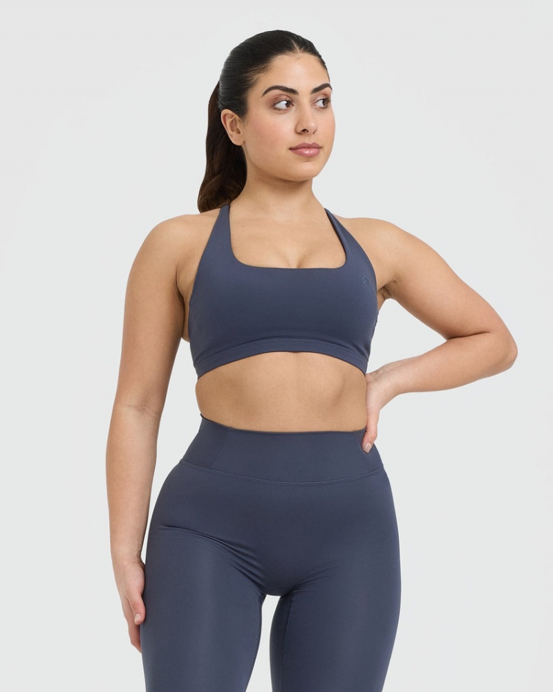 Oner Active Timeless Square Neck Sports Bras Sininen | 096-LOXGNP