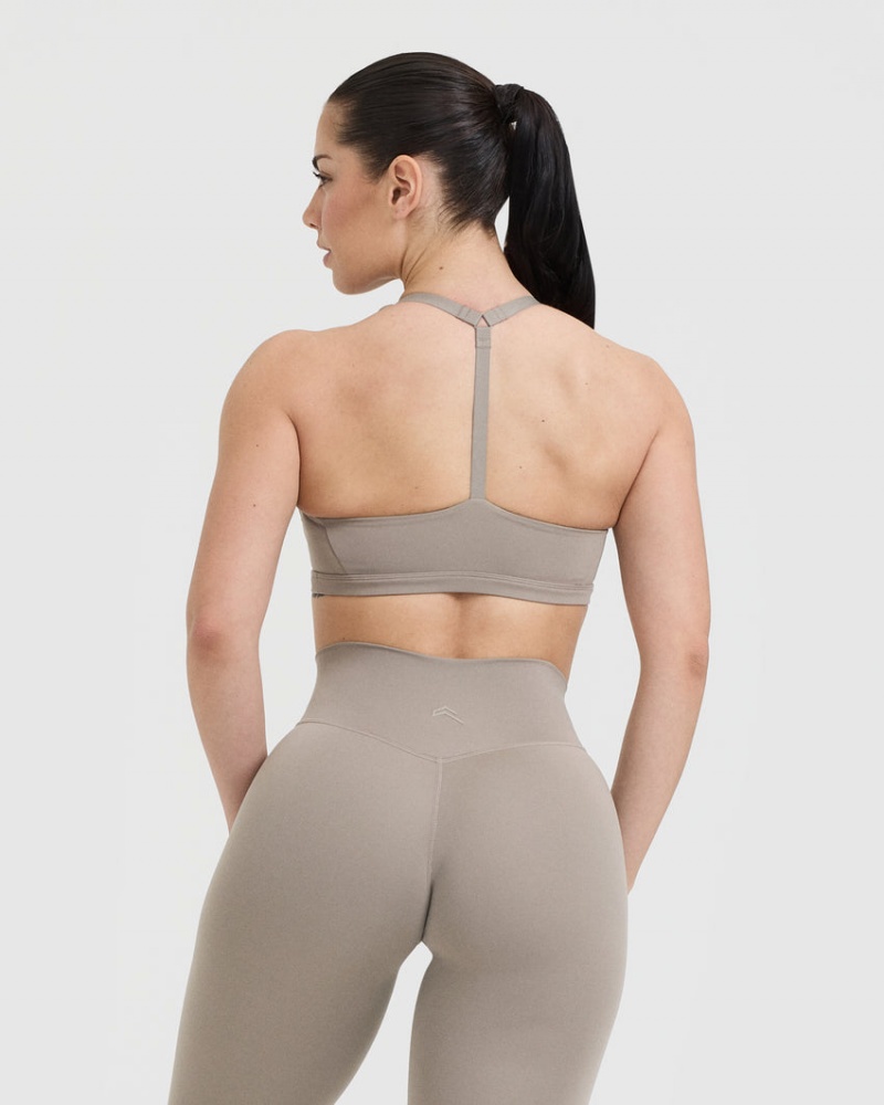 Oner Active Timeless Square Neck Sports Bras Harmaat | 619-UQLNPG