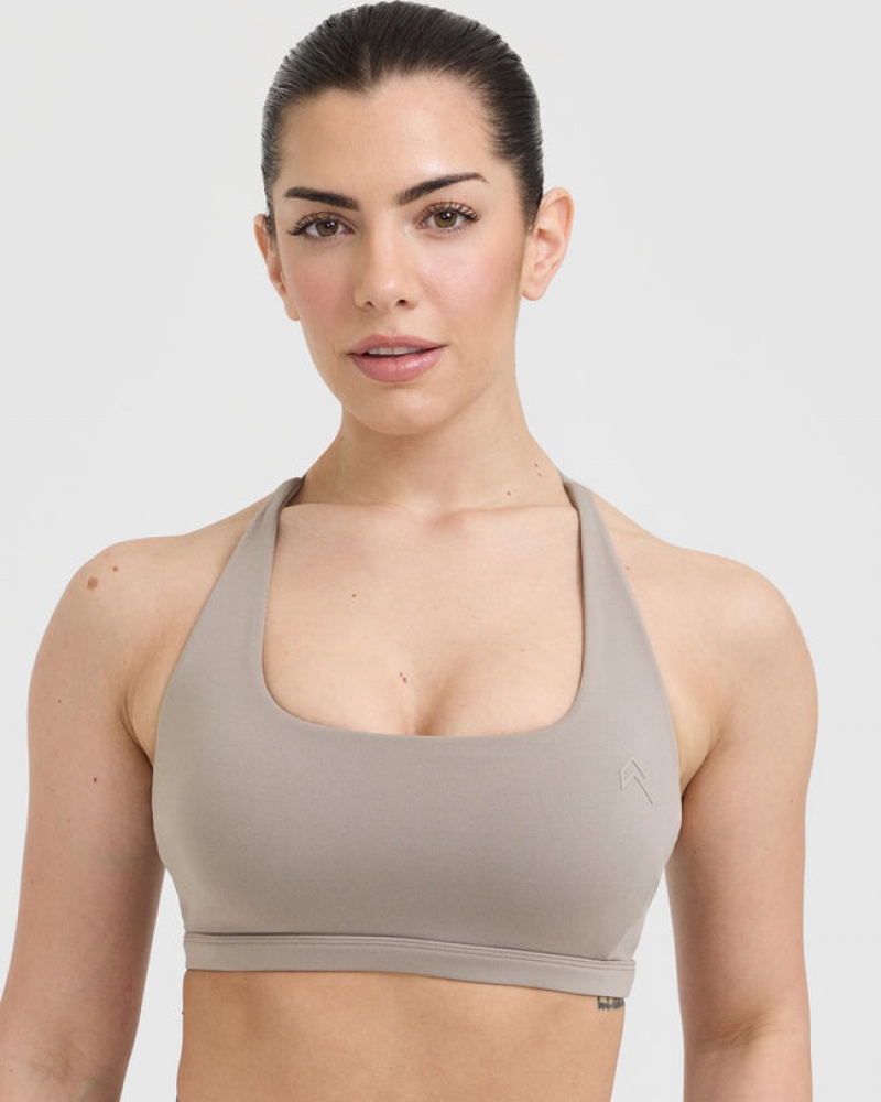 Oner Active Timeless Square Neck Sports Bras Harmaat | 619-UQLNPG