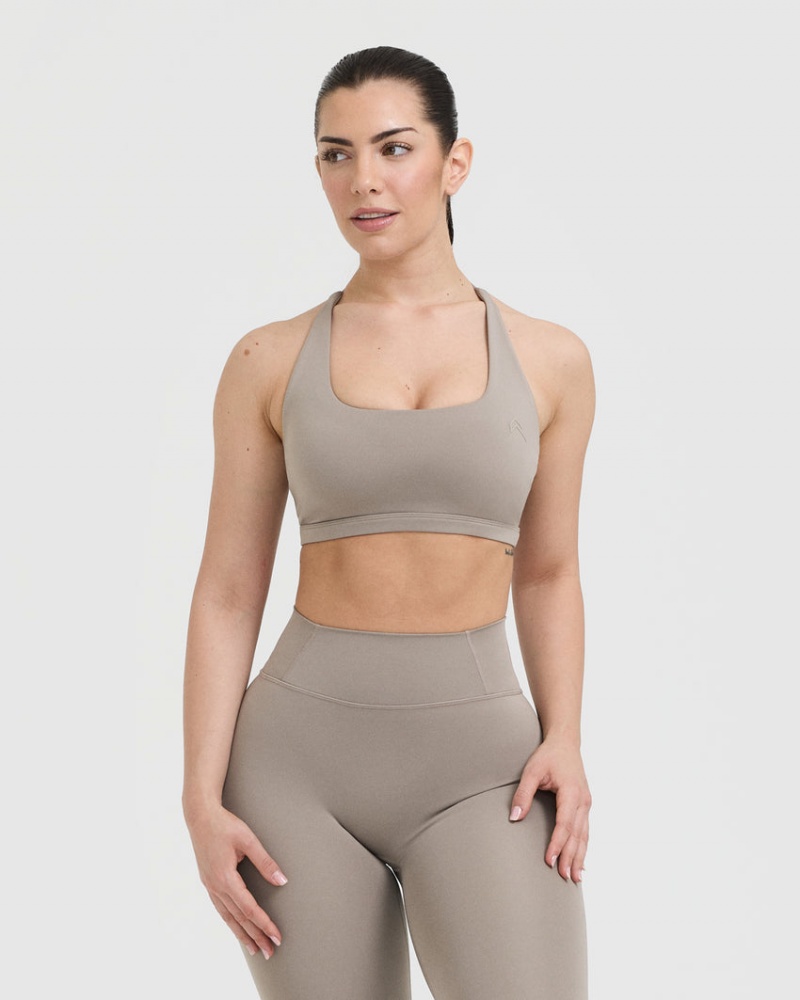 Oner Active Timeless Square Neck Sports Bras Harmaat | 619-UQLNPG