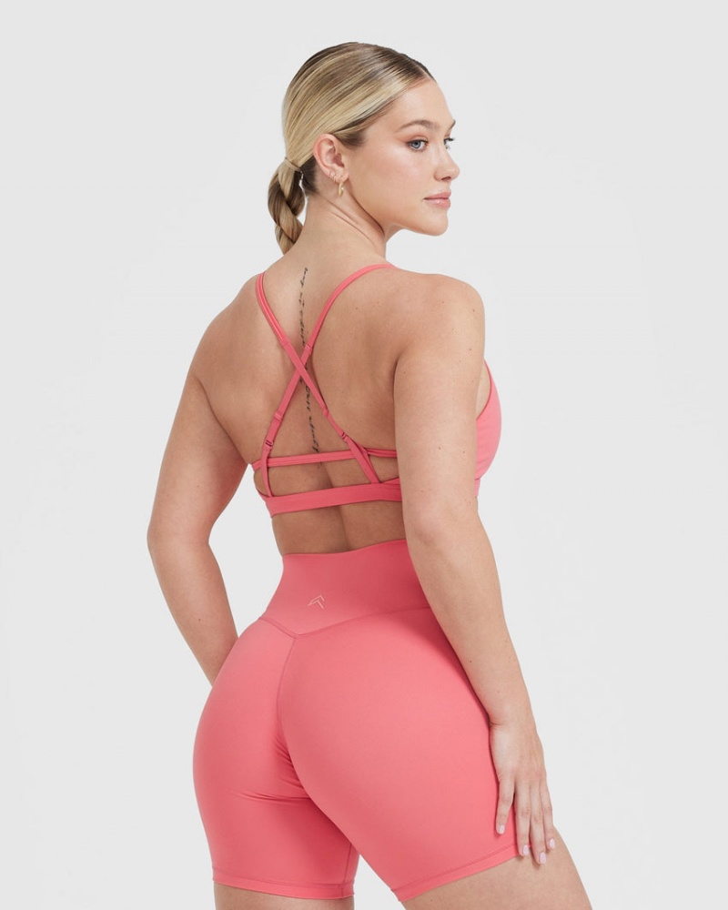 Oner Active Timeless Strappy Bralette Sports Bras Pinkki | 458-NFJYQT