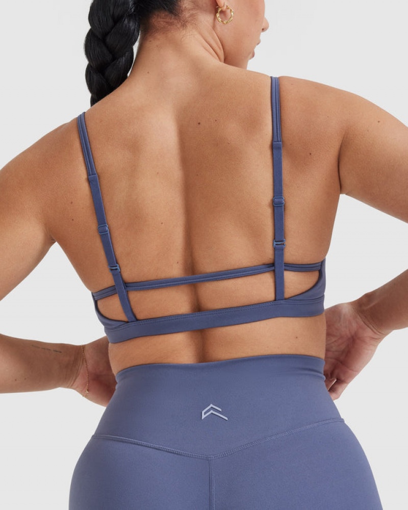 Oner Active Timeless Strappy Bralette Sports Bras Sininen | 528-JVFHZO