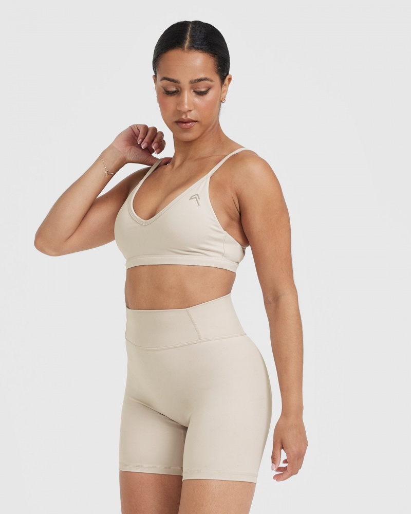 Oner Active Timeless Strappy Bralette Sports Bras Ruskea | 105-KQREBJ