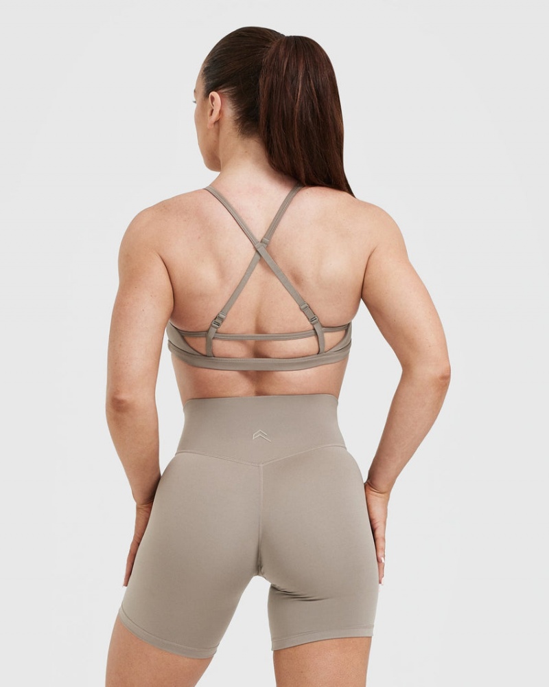 Oner Active Timeless Strappy Bralette Sports Bras Harmaat | 617-SAOMLV