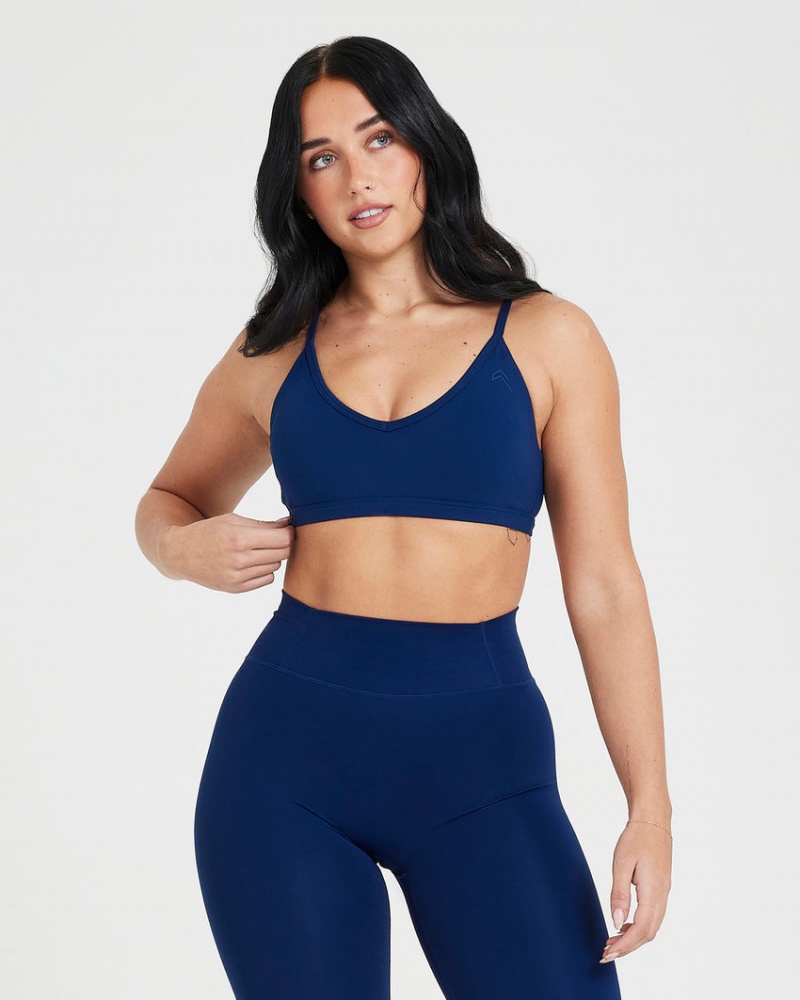 Oner Active Timeless Strappy Bralette Sports Bras Sininen | 654-QTEKRB