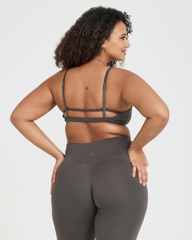 Oner Active Timeless Strappy Bralette Sports Bras Syvä Harmaat Ruskea | 298-EIORYG