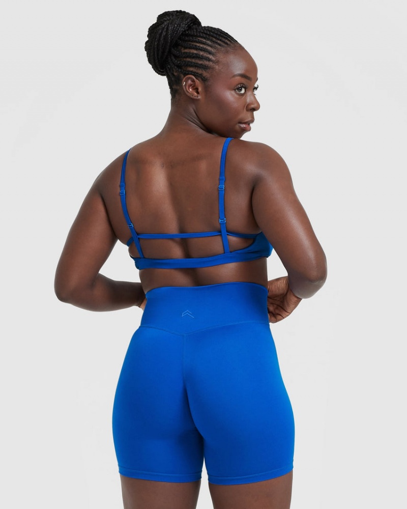 Oner Active Timeless Strappy Bralette Sports Bras Syvä Sininen | 462-FIUMGH