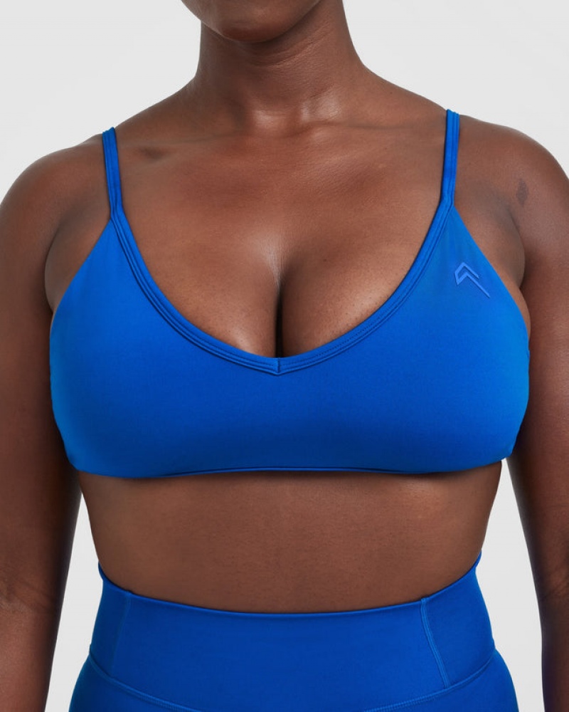 Oner Active Timeless Strappy Bralette Sports Bras Syvä Sininen | 462-FIUMGH