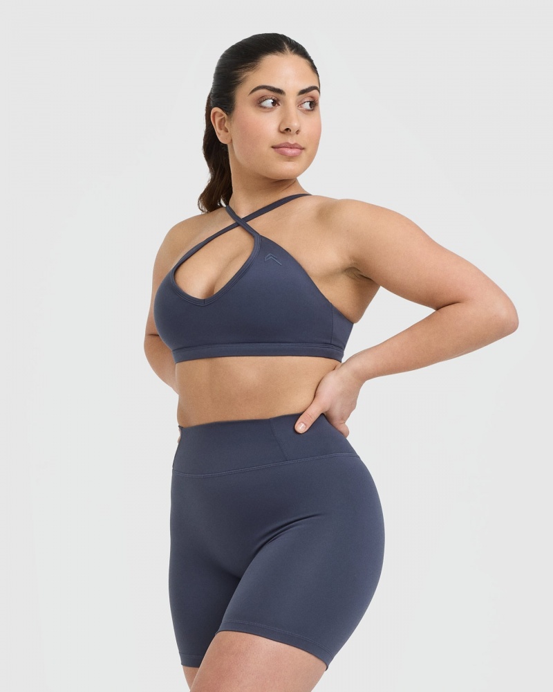 Oner Active Timeless Strappy Bralette Sports Bras Sininen | 012-FQKXTO